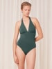 Triumph Omkeerbaar badpak groen/fuchsia