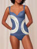 Triumph Tankinitop blauw/wit