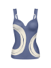 Triumph Tankinitop blauw/wit