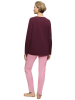 Triumph Pyjama bordeaux/lichtroze