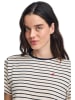 Polo Club Shirt in Creme/ Schwarz