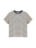 Polo Club Shirt in Creme/ Schwarz