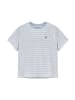 Polo Club Shirt in Weiß/ Hellblau