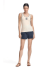 Polo Club Top in Beige