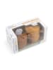 done by deer 2-delige set: snackbox en drinkleerbeker "Deer friend" lichtbruin