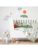 done by deer 6-delige set: wanddecoratie "Deer friends" meerkleurig