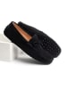 CHARLES & SMITH Leder-Mokassins "Johnny" in Schwarz