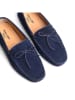 CHARLES & SMITH Leder-Mokassins "Johnny" in Dunkelblau