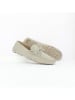 CHARLES & SMITH Leder-Mokassins "Johnny" in Creme