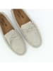 CHARLES & SMITH Leder-Mokassins "Johnny" in Creme