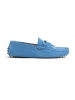 CHARLES & SMITH Leren mocassins "Johnny" lichtblauw