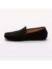 CHARLES & SMITH Leder-Mokassins "Lenny" in Schwarz