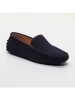 CHARLES & SMITH Leren mocassins "Lenny" donkerblauw