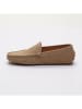CHARLES & SMITH Leder-Mokassins "Lenny" in Beige