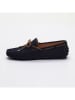 CHARLES & SMITH Leren mocassins "Butler" donkerblauw