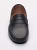 CHARLES & SMITH Leder-Mokassins "Cole" in Schwarz