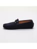 CHARLES & SMITH Leren mocassins "Tom" donkerblauw