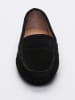 CHARLES & SMITH Leder-Mokassins "Thandie"  in Schwarz