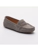 CHARLES & SMITH Leder-Mokassins "Thandie"  in Grau