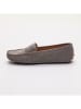 CHARLES & SMITH Leder-Mokassins "Thandie"  in Grau