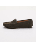 CHARLES & SMITH Leder-Mokassins "Thandie"  in Khaki