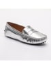 CHARLES & SMITH Mocassins "Thandie" zilverkleurig