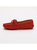 CHARLES & SMITH Leder-Mokassins "Newton" in Rot