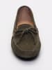 CHARLES & SMITH Leder-Mokassins "Newton" in Khaki