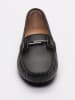 CHARLES & SMITH Leder-Mokassins "Bandy" in Schwarz