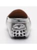 CHARLES & SMITH Leder-Mokassins "Thandie" in Silber