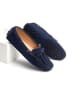 CHARLES & SMITH Leren mocassins "January" donkerblauw