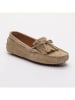 CHARLES & SMITH Leder-Mokassins "Emma" in Beige