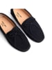 CHARLES & SMITH Leder-Mokassins "Andy" in Schwarz