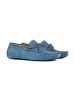 CHARLES & SMITH Leder-Mokassins "Johnny" in Hellblau