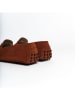 CHARLES & SMITH Leder-Mokassins "Thandie" in Orange