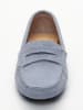 CHARLES & SMITH Leder-Mokassins "Thandie" in Hellblau