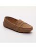 CHARLES & SMITH Leren mocassins "Thandie" lichtbruin