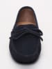 CHARLES & SMITH Leren mocassins "Newton" donkerblauw