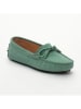 CHARLES & SMITH Leren mocassins "Newton" groen