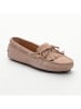 CHARLES & SMITH Leren mocassins "Emma" lichtroze