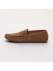 CHARLES & SMITH Leren mocassins "Cole" lichtbruin
