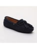 CHARLES & SMITH Leren mocassins "January" donkerblauw