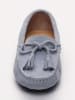 CHARLES & SMITH Leren mocassins "January" lichtblauw