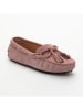 CHARLES & SMITH Leren mocassins "January" lichtroze