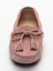 CHARLES & SMITH Leren mocassins "January" lichtroze