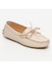 CHARLES & SMITH Leren mocassins "Newton" beige