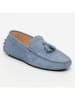 CHARLES & SMITH Leren mocassins "Fred" lichtblauw