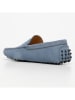 CHARLES & SMITH Leren mocassins "Dennis" lichtblauw