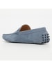 CHARLES & SMITH Leren mocassins "Alan" lichtblauw