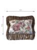 Really Nice Things Kissen "Isabella" in Creme/ Lila - (L)50 x (B)35 cm